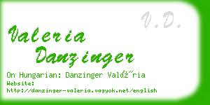 valeria danzinger business card